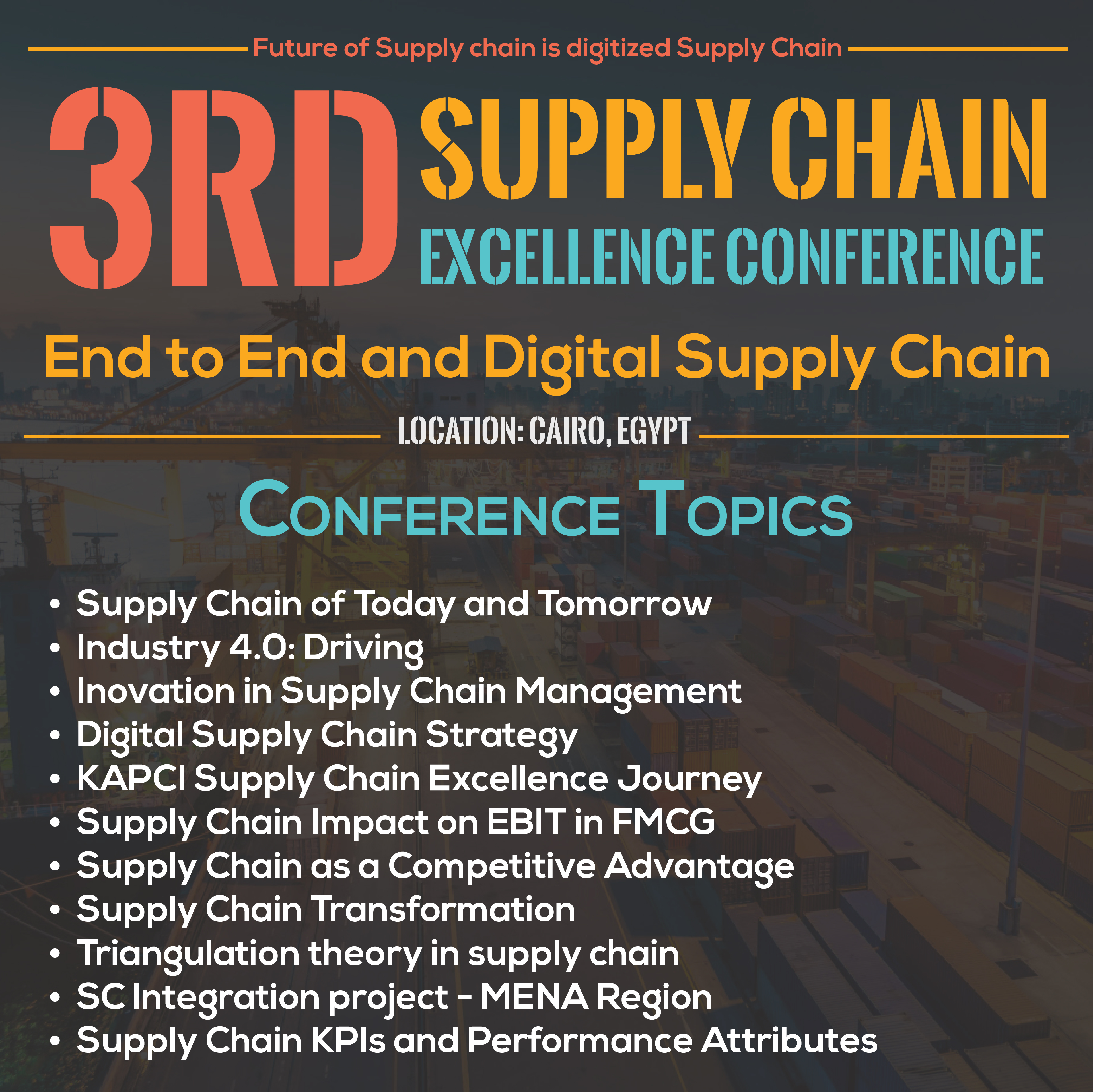 Supply Chain KPIs and Performance Attributes Workshop - March 2019